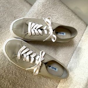 Keds Leather Light Gray‎ Sneakers